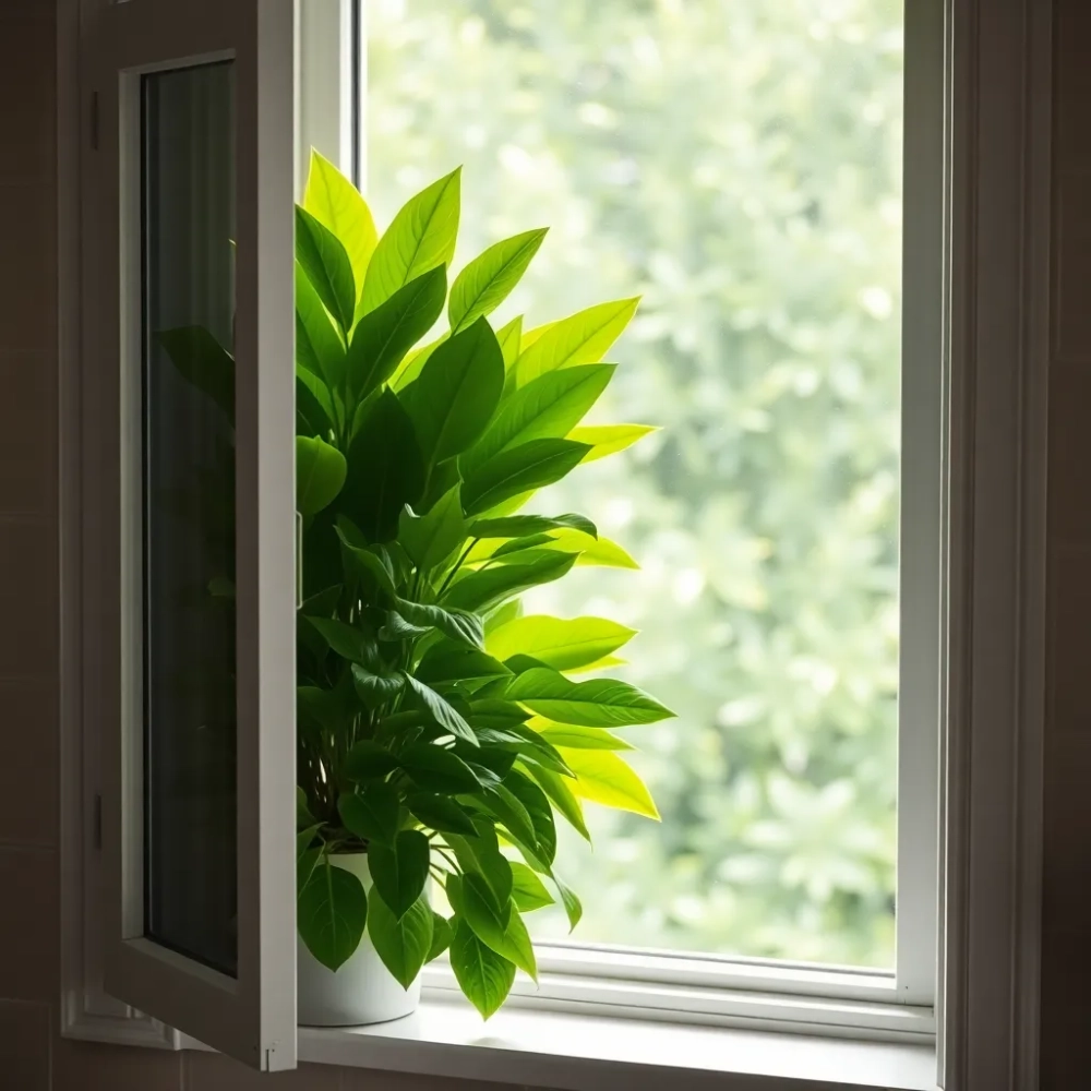 Jaki kwiat do łazienki z oknem