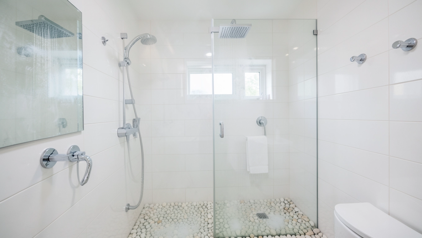 łazienki z prysznicem