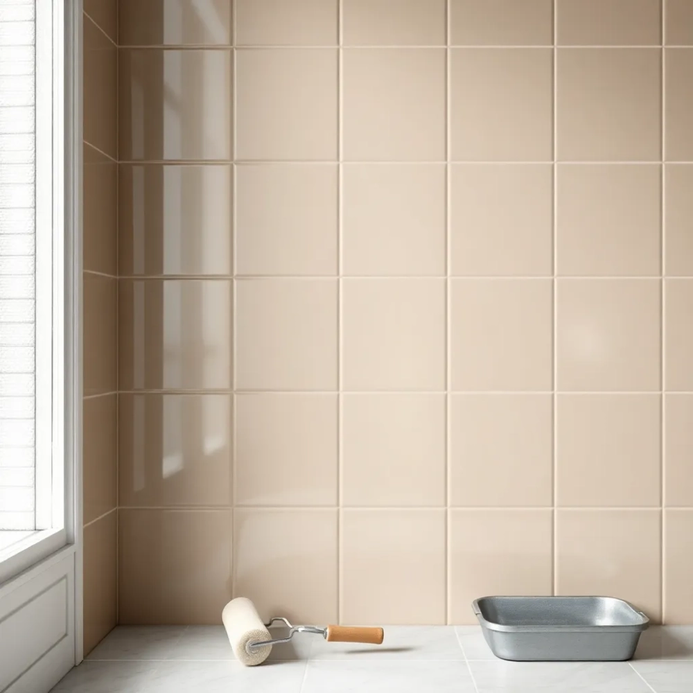 Malowanie płytek łazienkowych Inspiracje