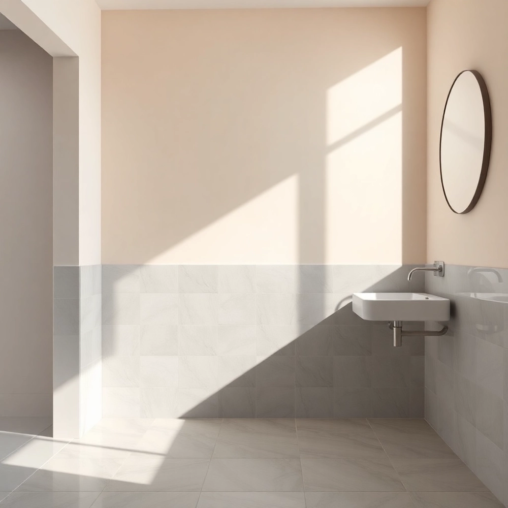 Płytki Do Połowy Łazienki Jak Wykończyć