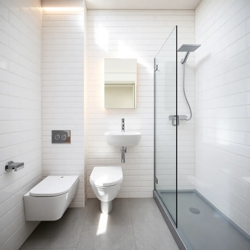 projekt małej łazienki